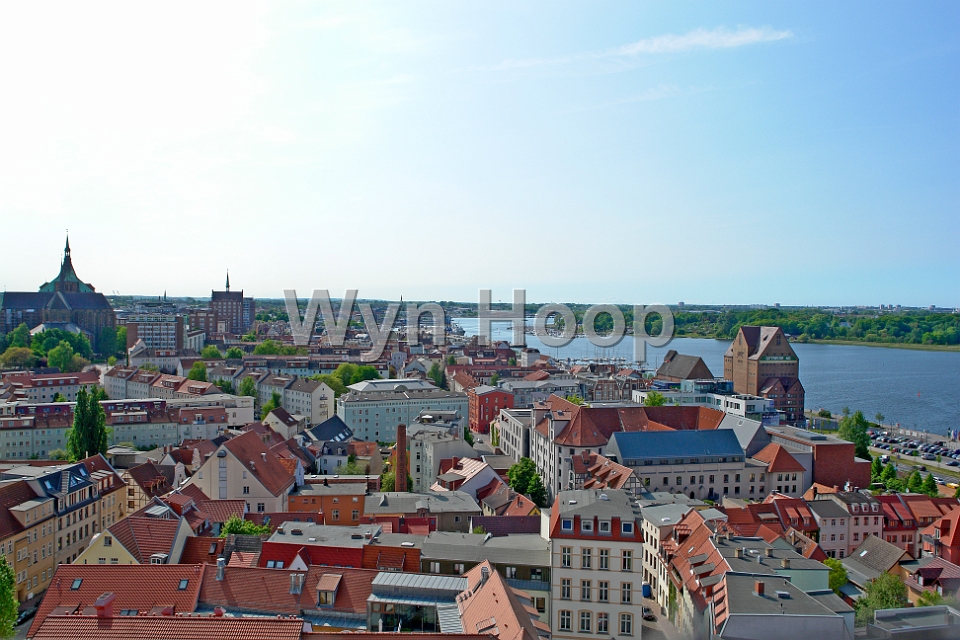 Rostock_von der Petrikirche_1.jpg - Rostock, Blick von der Petri Kirche                               